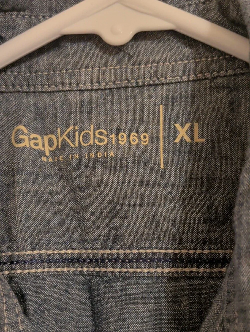 GAP Kids Chambray Shirt - Light Blue